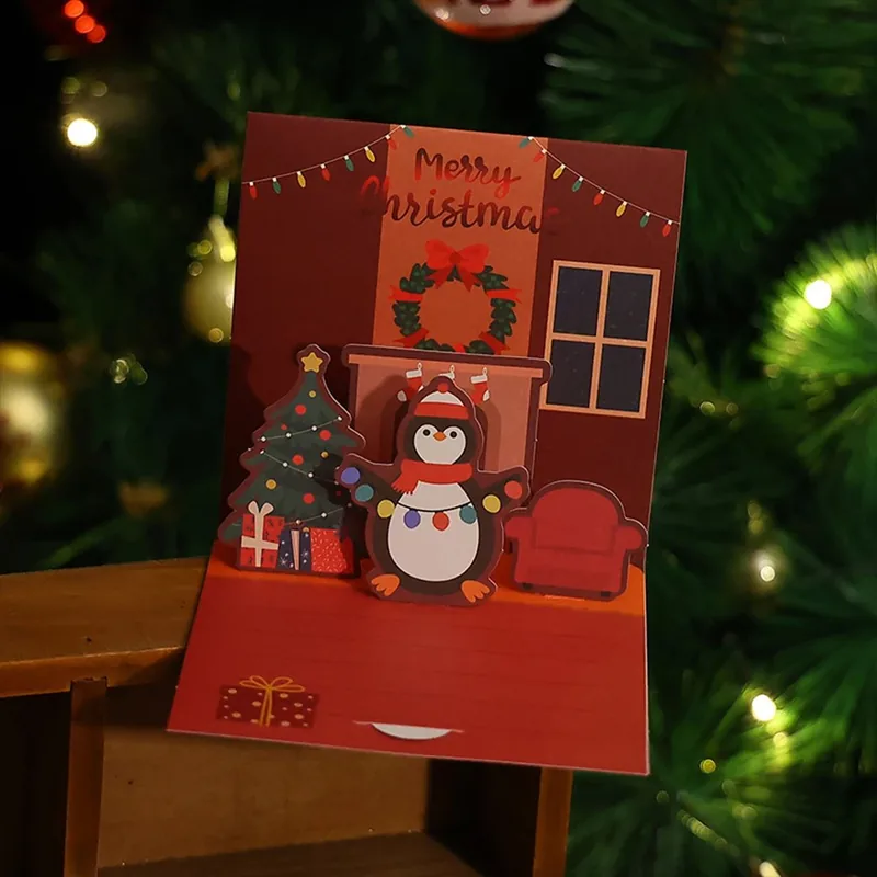 1 Pcs Random Style Personalized Christmas Greeting Card Jersey