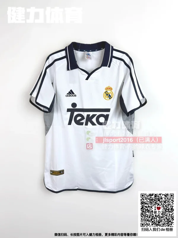 2000/01 Retro Real Madrid Home Jersey
