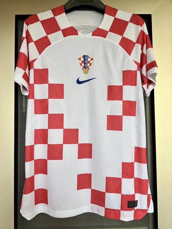 2022 WC Croatia Home Player Jersey