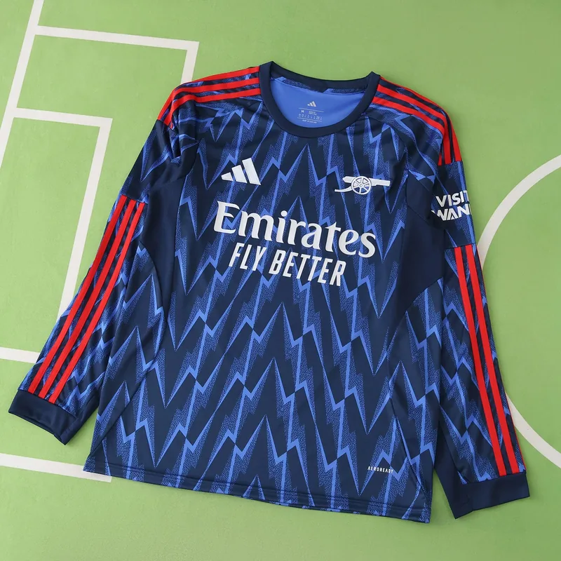 2025/26 Arsenal Away Long Sleeve Jersey (Fan Version)