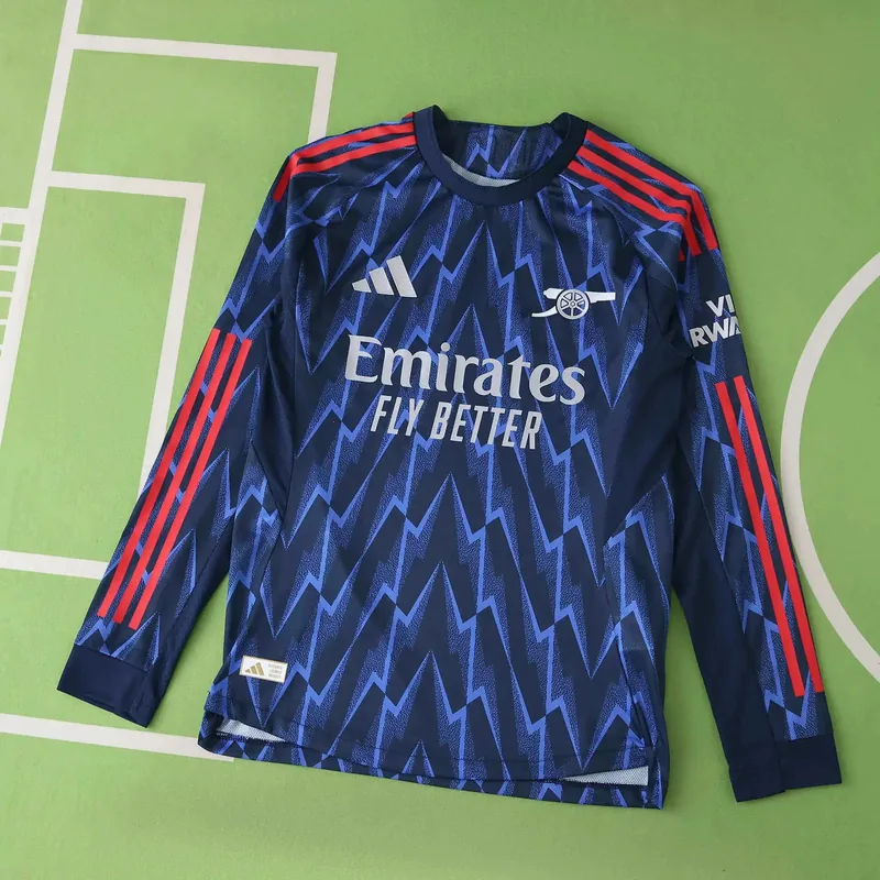 2025/26 Arsenal Away Long Sleeve Jersey (Player Version)