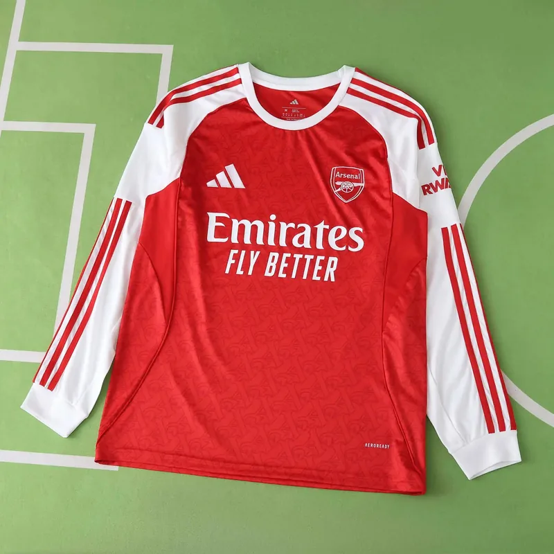 2025/26 Arsenal Home Long Sleeve Jersey (Fan Version)