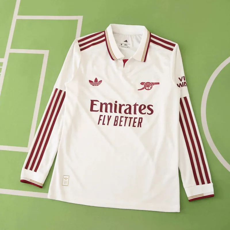 2025/26 Arsenal Third Away Long Sleeve Jersey (Player Version)