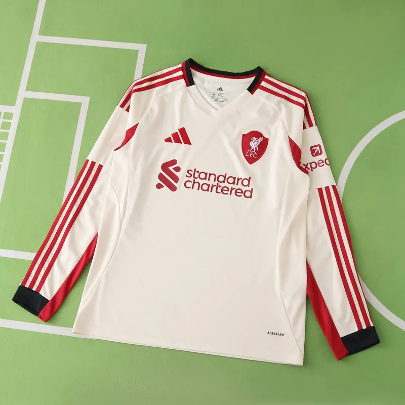 2025/26 Liverpool Away Long Sleeve Jersey (Fan Version)