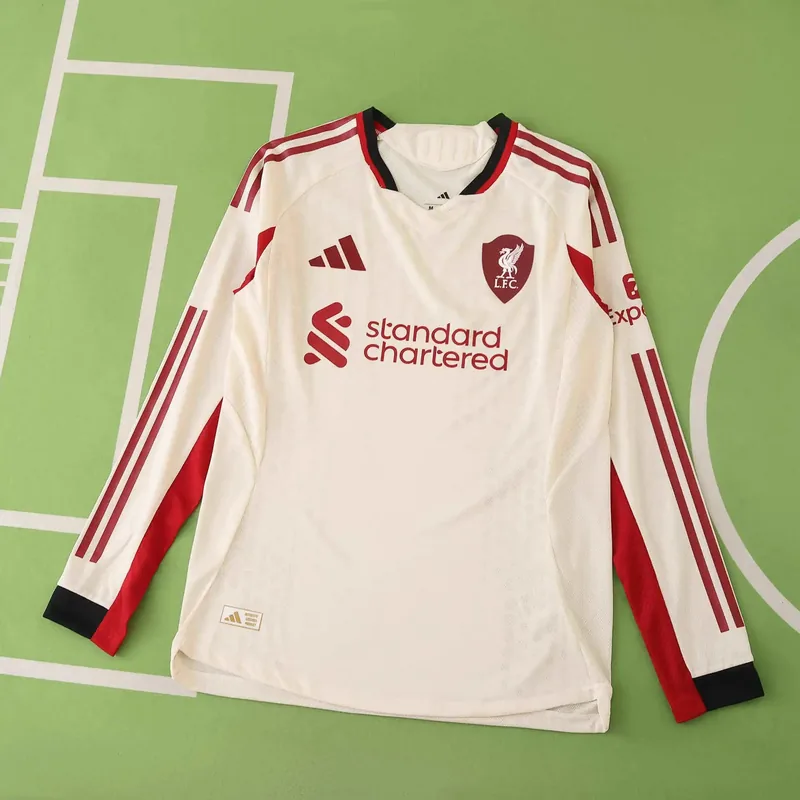 2025/26 Liverpool Away Long Sleeve Jersey (Player Version)