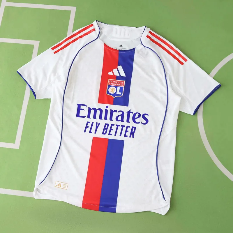 2025/26 Lyon Home Jersey (Player Version)