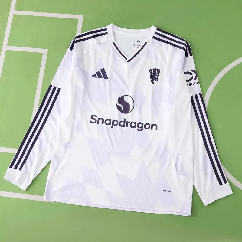 2025/26 Manchester United Away Long Sleeve Jersey (Fan Version)