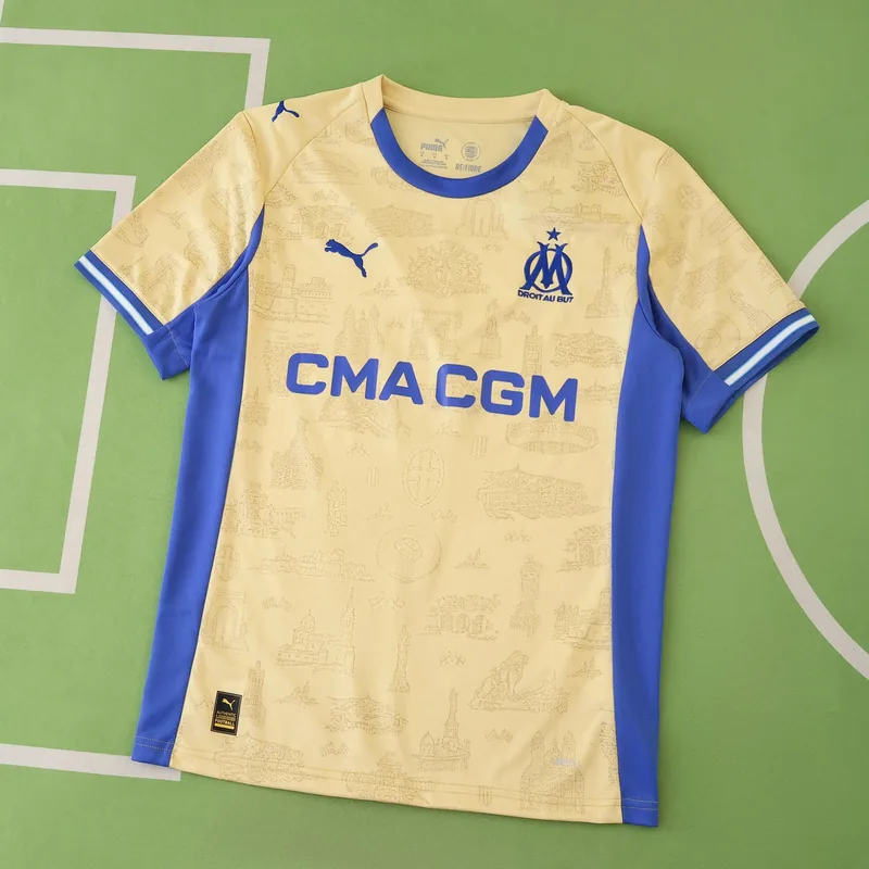 2025/26 Marseille Away Jersey (Fan Version)