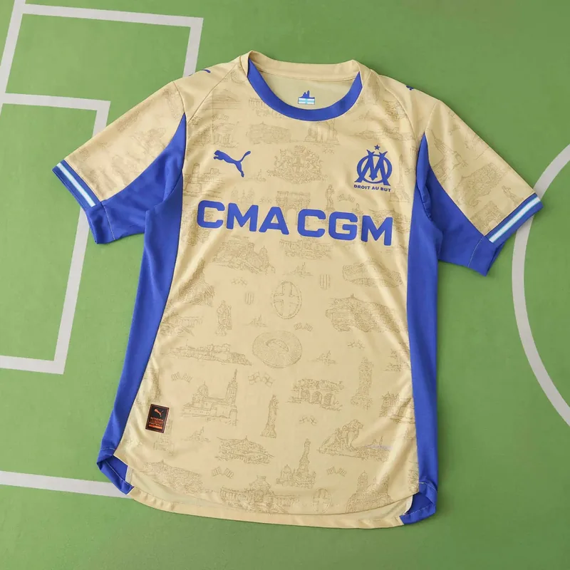 2025/26 Marseille Away Jersey (Player Version)