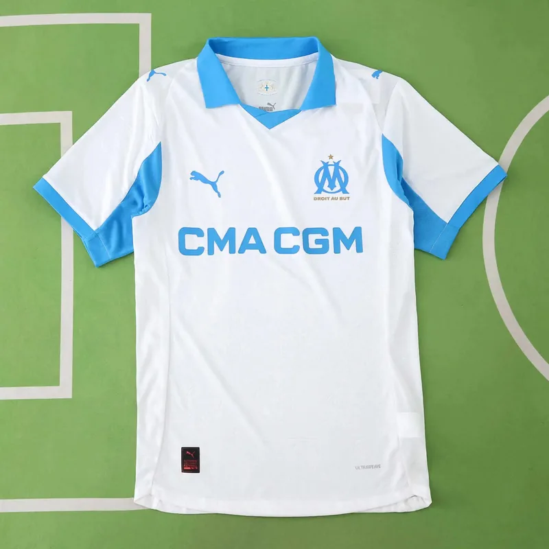 2025/26 Marseille Home Jersey (Player Version)
