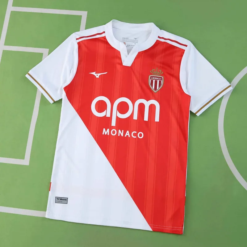 2025/26 Monaco Home Jersey (Player Version)