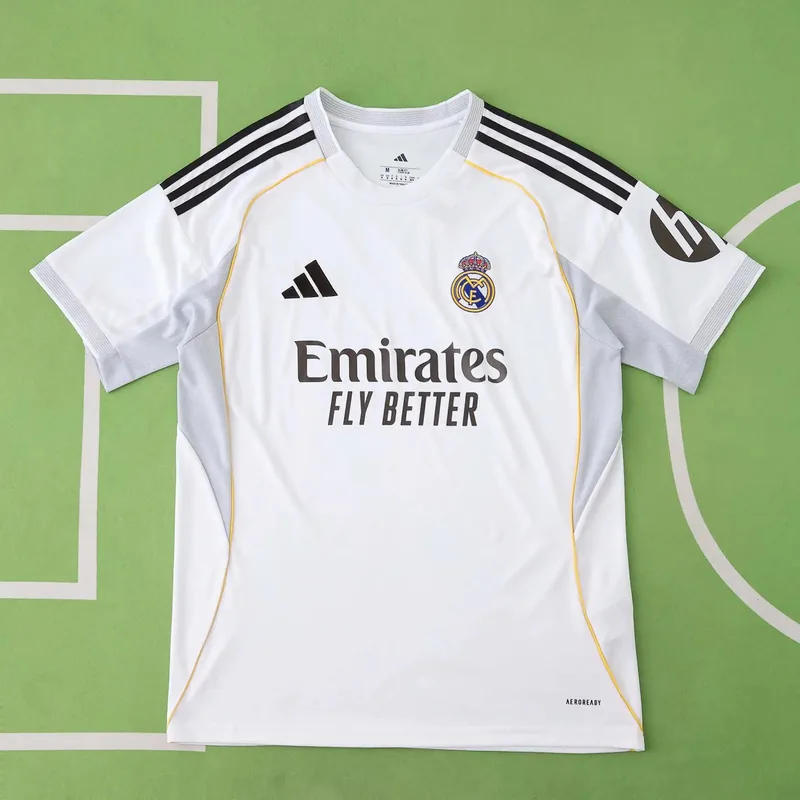 2025/26 Real Madrid Home Jersey (Fan Version)