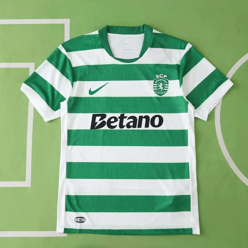 2025/26 Sporting CP Home Jersey (Player Version)