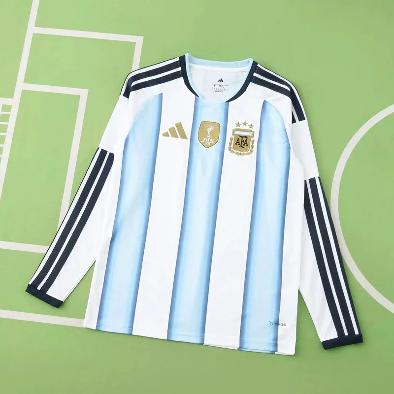 2026 Argentina Home Long Sleeve Jersey (Fan Version)