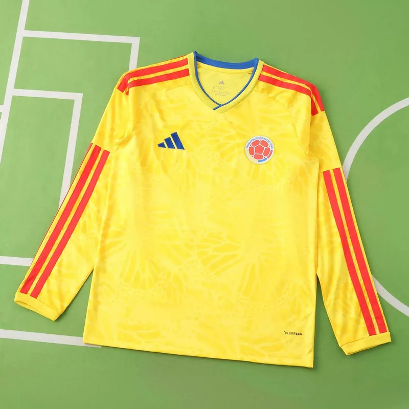 2026 Colombia Home Long Sleeve Jersey (Player Version)