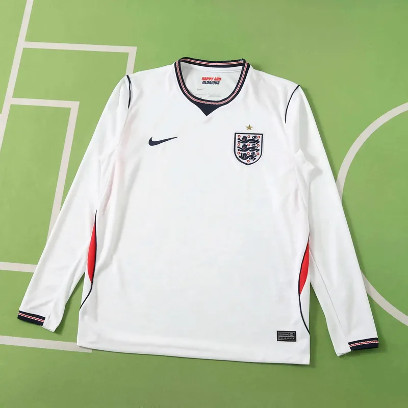 2026 England Home Long Sleeve Jersey (Fan Version)