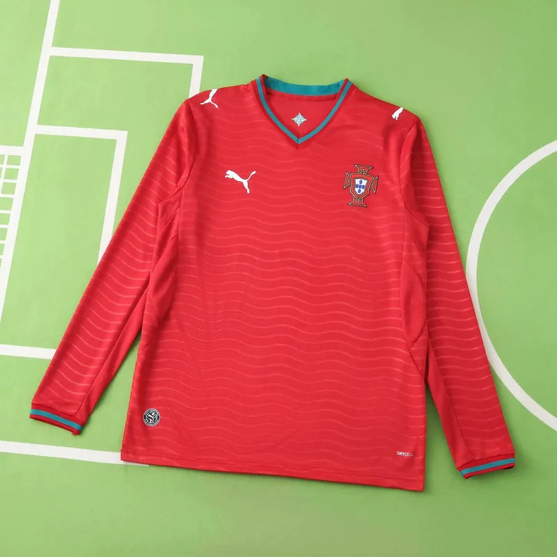 2026 Portugal Home Long Sleeve Jersey (Fan Version)
