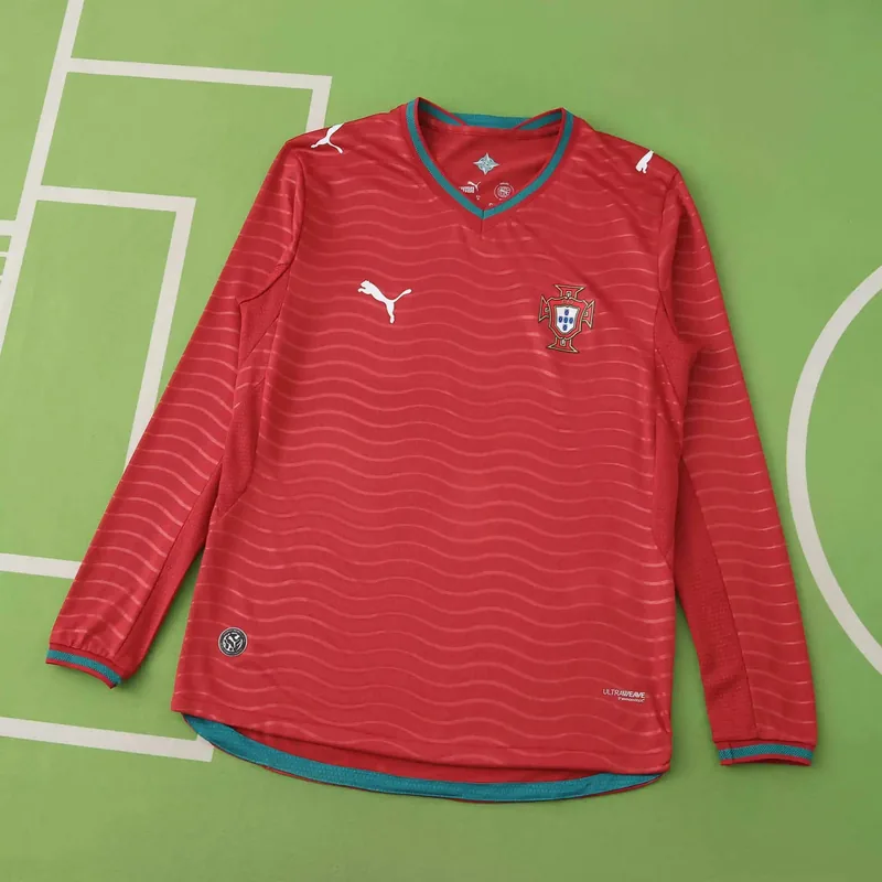 2026 Portugal Home Long Sleeve Jersey (Player Version)