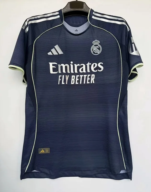 25/26 Real Madrid Away Player Jersey