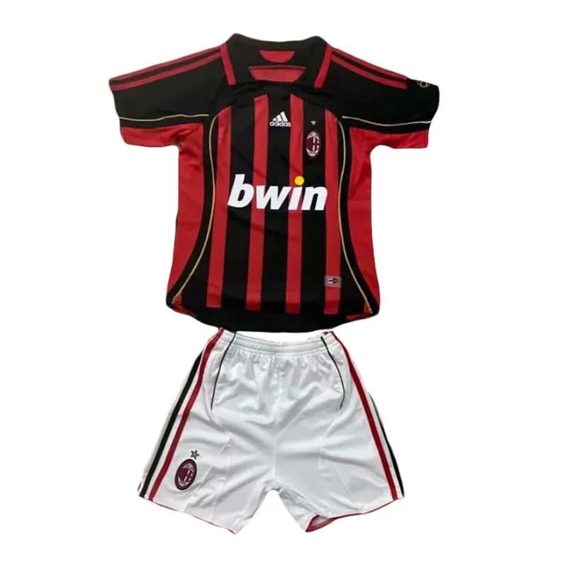 AC Milan 2006/07 Retro Home Jersey - Kids