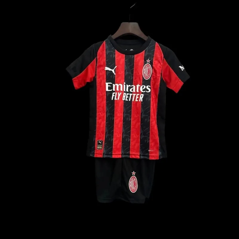 AC Milan 25/26 Home Jersey - Kids