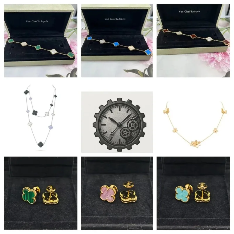 Van Cleef Clover Motif Jewelry Collection