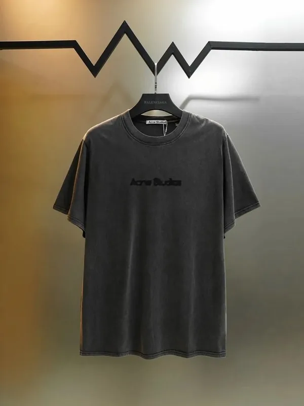 Acne Black T-Shirt Ver.D
