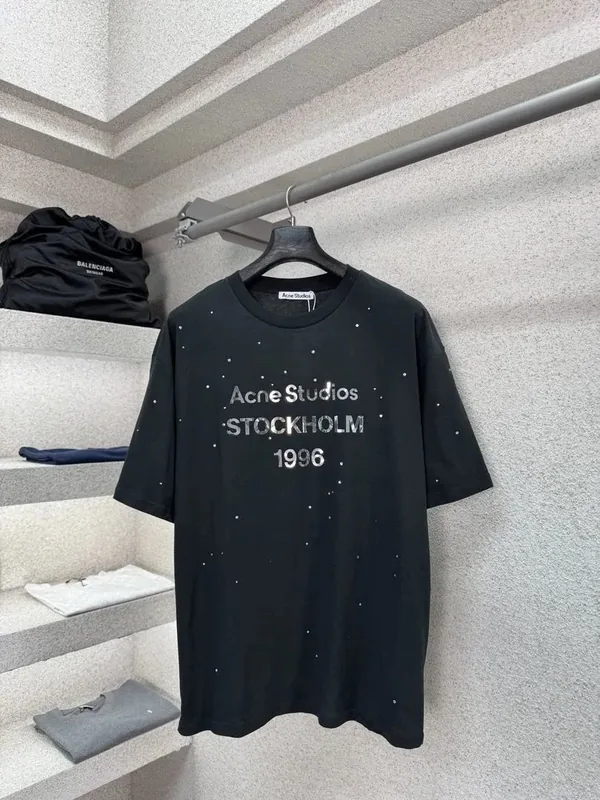 Acne Black T-Shirt Ver.E