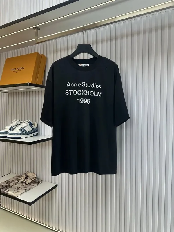 Acne Black T-Shirt Women Ver.F
