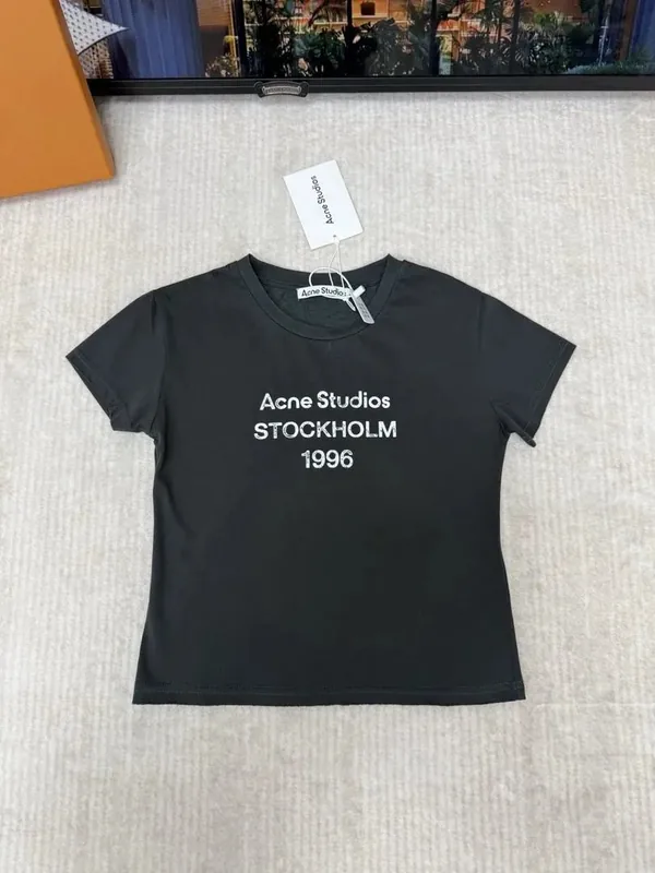 Acne Black T-Shirt Women