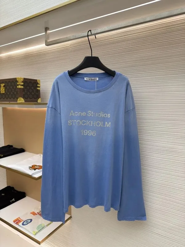 Acne Blue T-Shirt Women Ver.A
