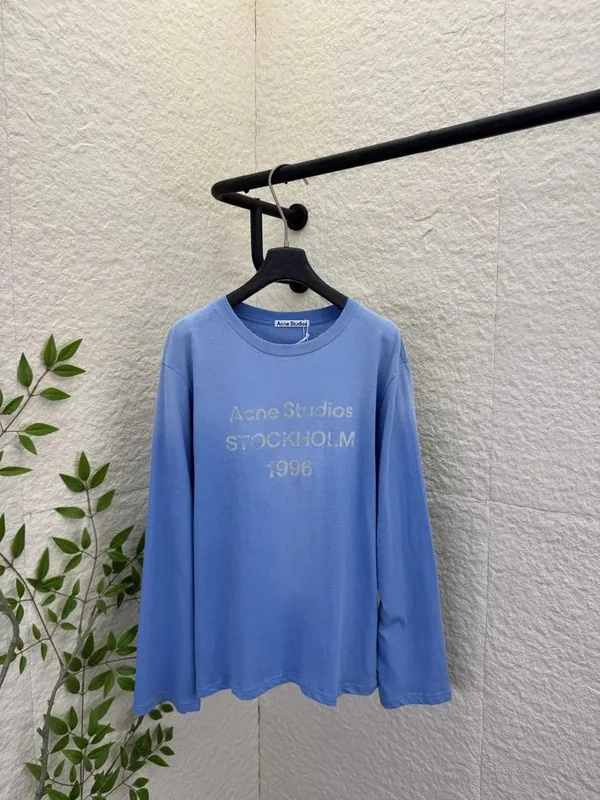 Acne Blue T-Shirt Women Ver.C