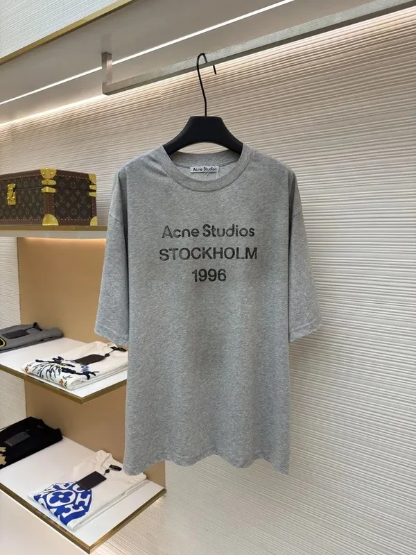 Acne Gray T-Shirt Women Ver.C