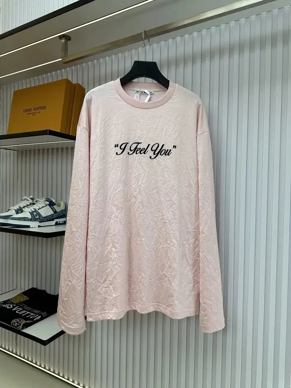 Acne Pink T-Shirt Women Ver.B