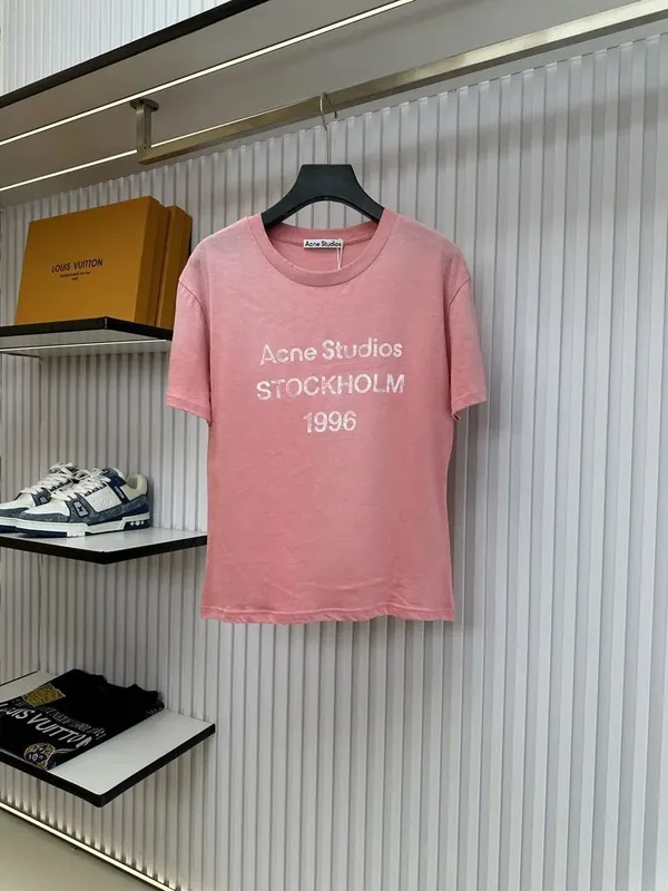 Acne Pink T-Shirt Women Ver.B