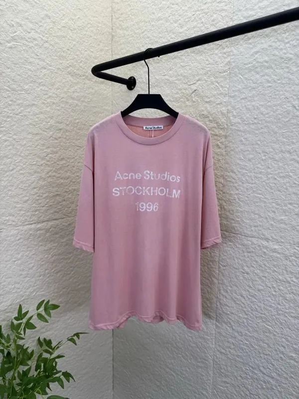 Acne Pink T-Shirt Women Ver.C