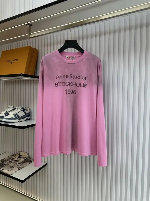 Acne Pink T-Shirt Women Ver.D