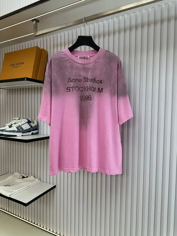 Acne Pink T-Shirt Women Ver.E