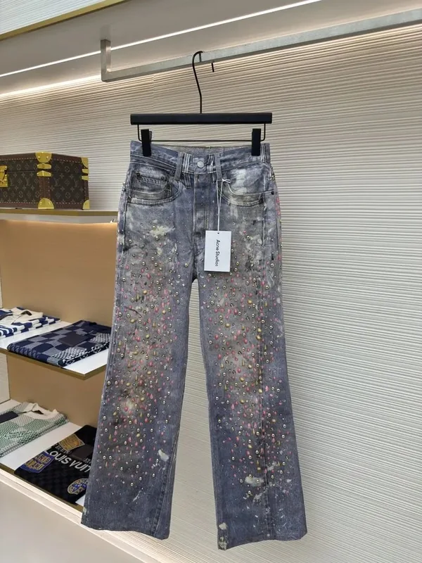 Acne Print Jeans Women Ver.D