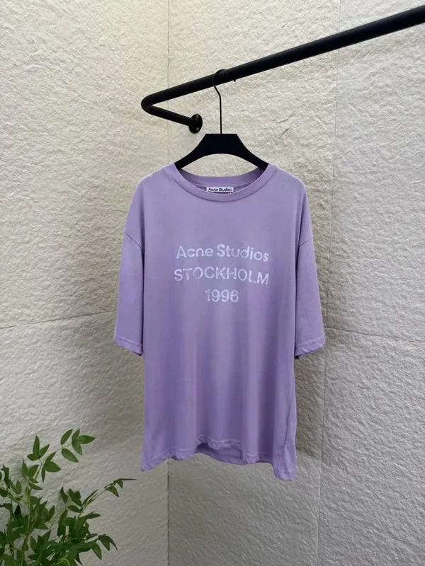 Acne Purple T-Shirt Women Ver.A