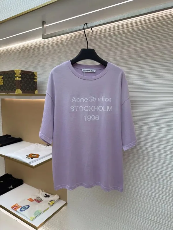 Acne Purple T-Shirt Women Ver.B