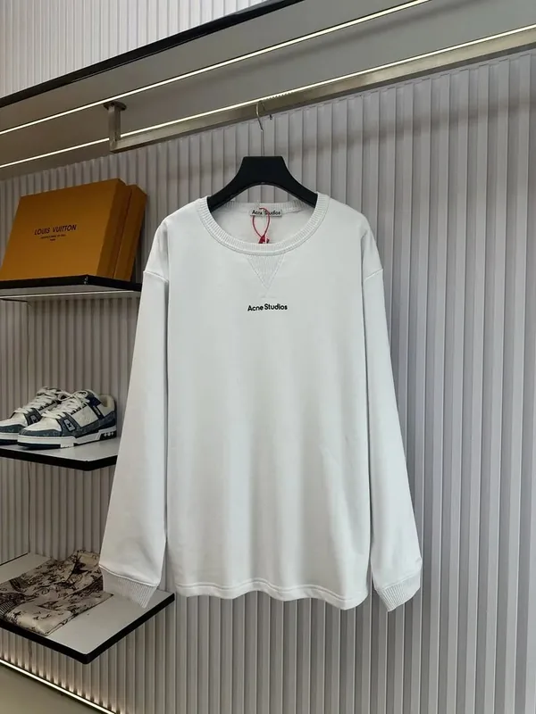 Acne White Hoodie Women