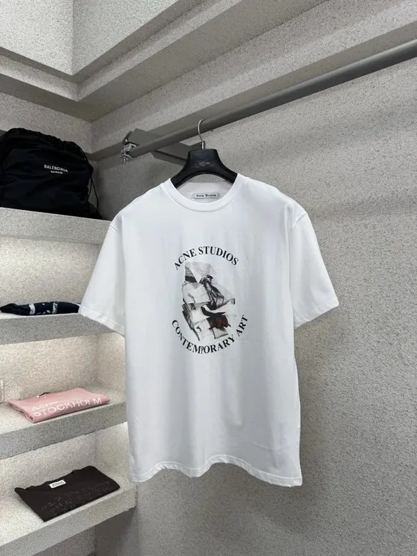 Acne White T-Shirt Ver.D