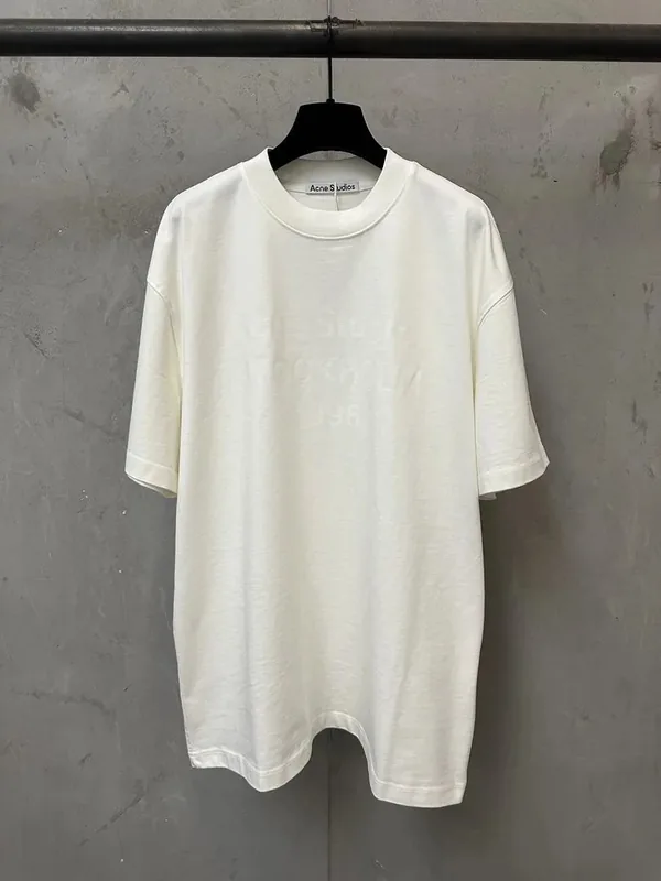 Acne White T-Shirt Women Ver.A