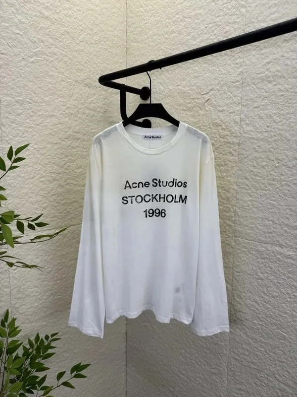 Acne White T-Shirt Women Ver.A