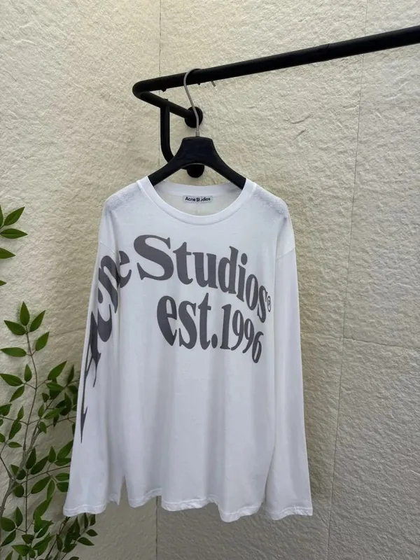 Acne White T-Shirt Women Ver.B