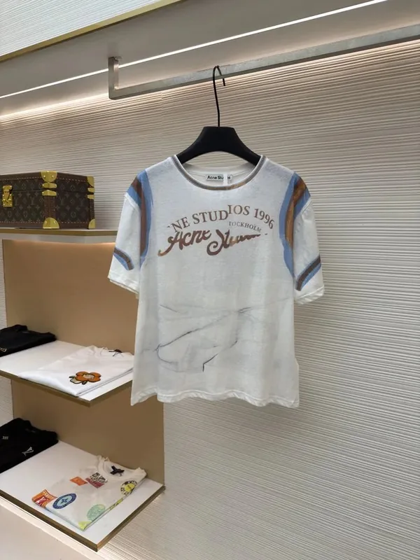 Acne White T-Shirt Women Ver.C