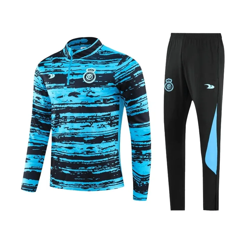 Al Nassr 1 4 Zip Tracksuit 2023 Kids Blue — photo 1