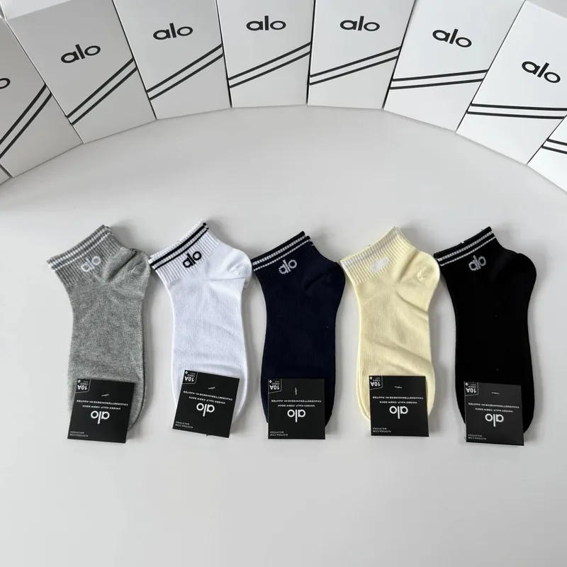 ALO Quarter Socks 5-Pair Box Ver.B