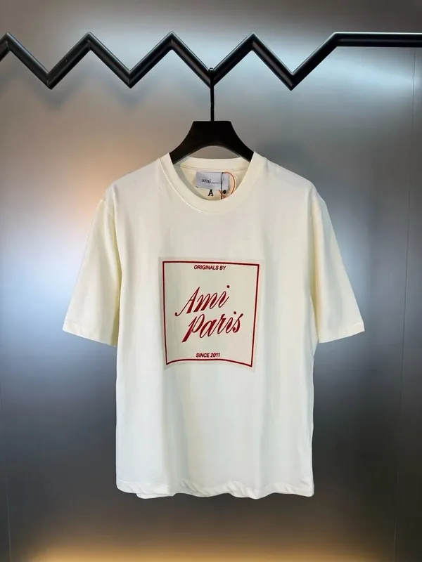 Ami Paris Beige T-Shirt Ver.A